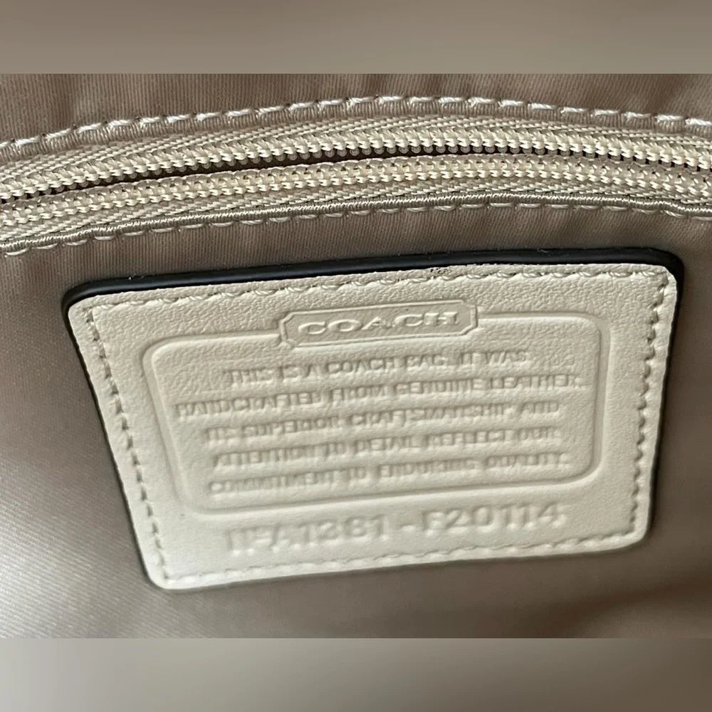 COACH ASHLEY F20114 LEATHER HIPPIE CROSSBODY BAG - Picture 10 of 16